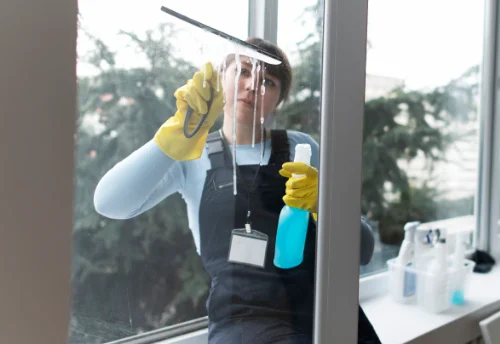 Nettoyage de vitres intérieures et extérieures à Heudebouville
